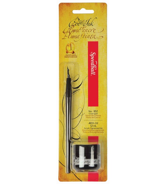 Zestaw do kaligrafii Pen and Ink BLACK