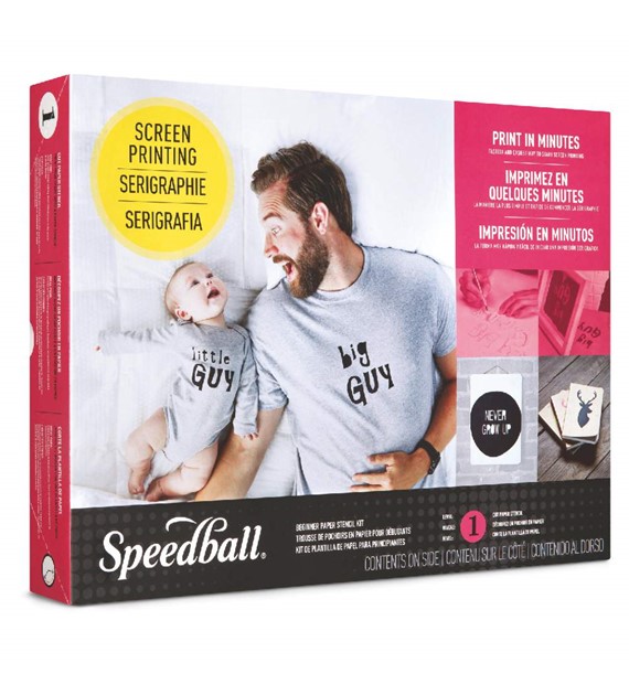 SB Beginner Paper Stencil Kit - komplet do sitodru