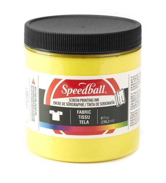 SB Fabric Screen Printing Ink Yellow 236ml