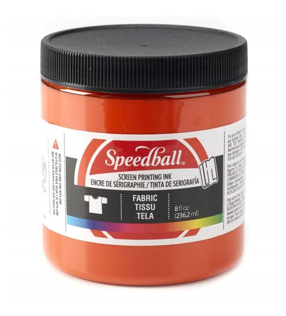 SB Fabric Screen Printing Ink Orange 236ml