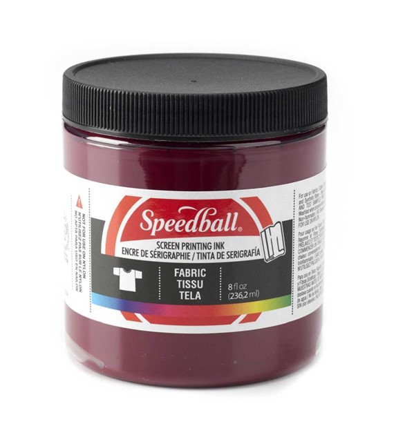 SB Fabric Screen Printing Ink Burgundy 236ml