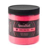 SB Fluo Fabric Screen Printing Ink Hot Pink 236ml