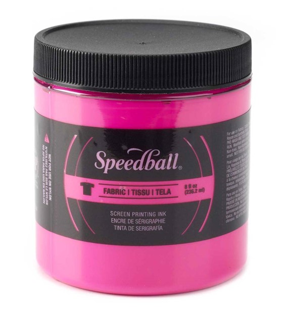 SB Fluo Fabric Screen Printing Ink Magent 236ml