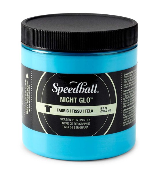 SB Night Glow Fabric Screen Print Ink Blue 236ml