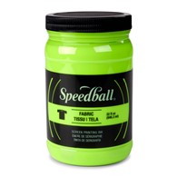 SB Fabric Fluor Screen Printing Ink LIME GRN 946ml