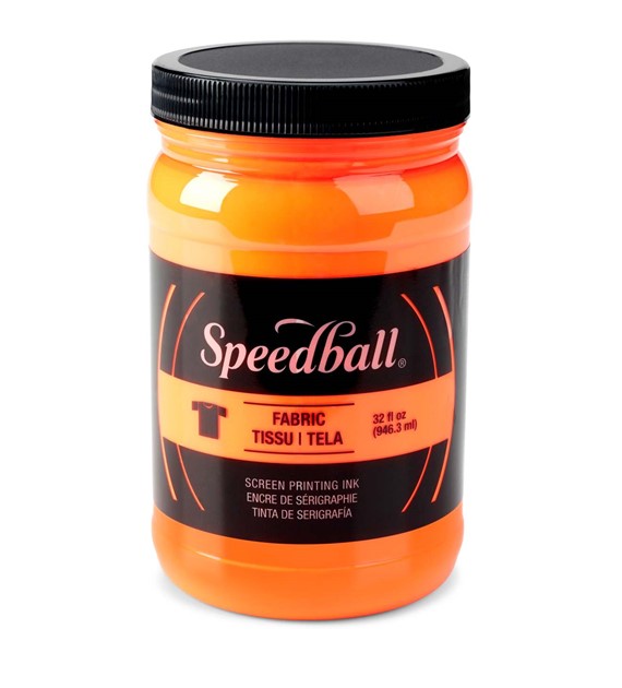 SB Fabric Fluores Screen Printing Ink ORANGE 946ml