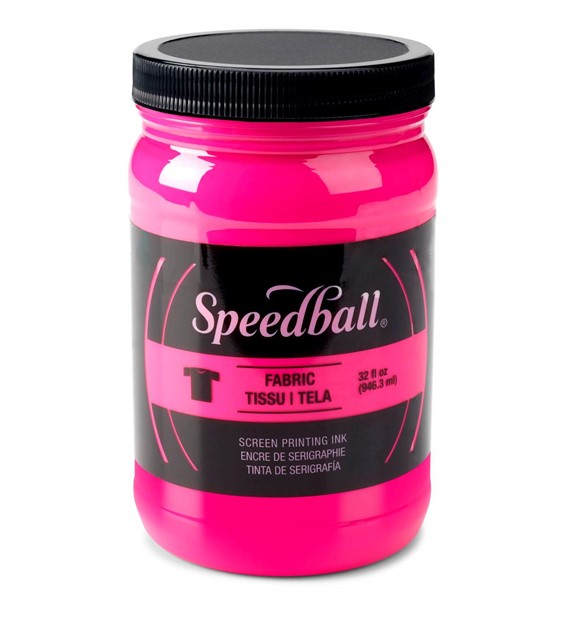 SB Fabric Fluor Screen Printing Ink MAGENTA 946ml