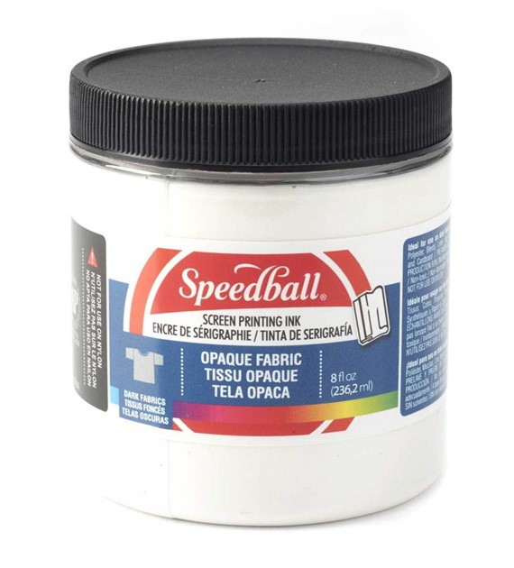 SB Opaque Fabric Screen Print Ink Pearl Whit 236ml