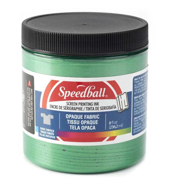 SB Opaque Fabric Screen Printing Ink Emerald 236ml