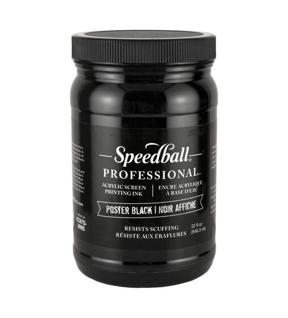SB Prof.Acrylic Screen Print.Ink POSTER BLCK 946ml