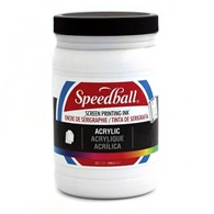SB Acrylic Screen Printing Ink White 946ml