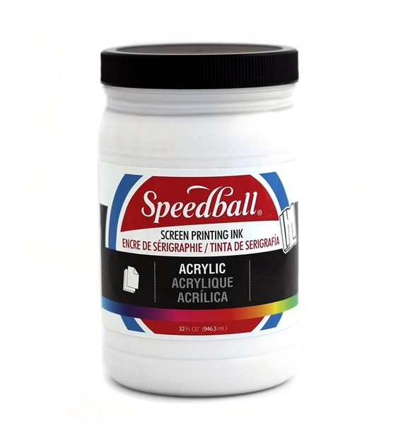 SB Acrylic Screen Printing Ink White 946ml