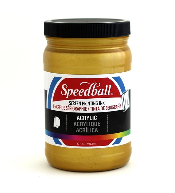 SB Acrylic Screen Printing Ink Gold 946ml