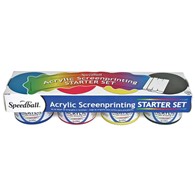 SB Acrylic Screen Printing Starter Set 4x118ml-kom
