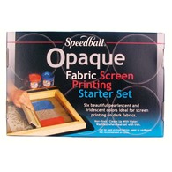 SB Opaque Fabric Screen Printing Starter Set 6x118