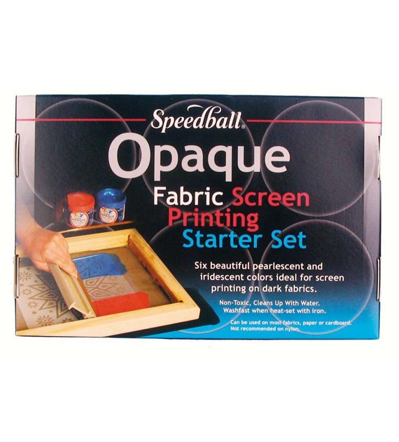 SB Opaque Fabric Screen Printing Starter Set 6x118