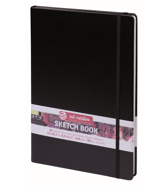 AC Szkicownik BLACK 21x30 140g.