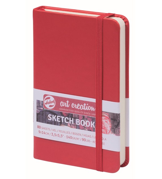 AC Szkicownik RED 9x14 140g.