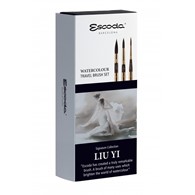 E KOMPLET 8614  3 TRAVEL BRUSH SET  - LIU YI 1