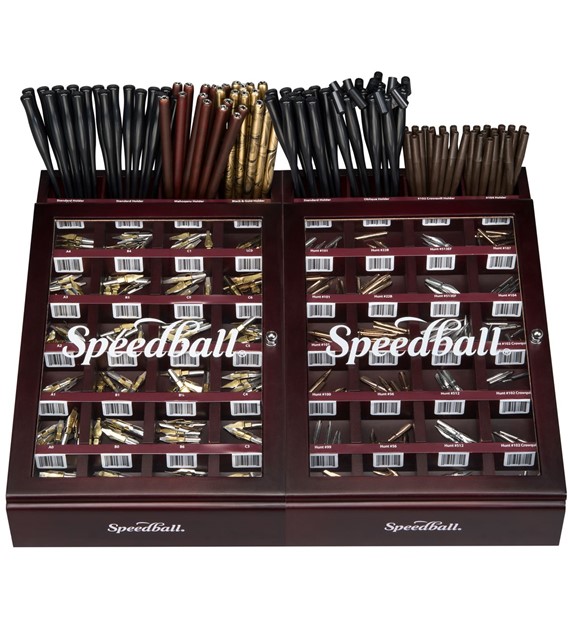 Speedball stalówki i obsadki - display podwójny