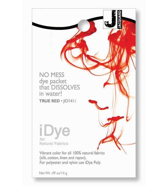 Jacq. iDye Direct 14g True Red -barwnik do tkanin