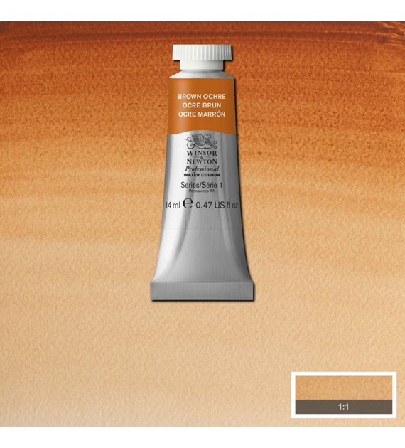 AWC 14ML BROWN OCHRE -Farba akwarelowa w tubie