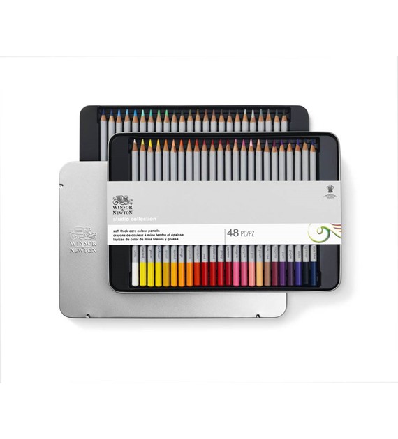 W&N Studio Collection Colour Pencil 48 -kredki art