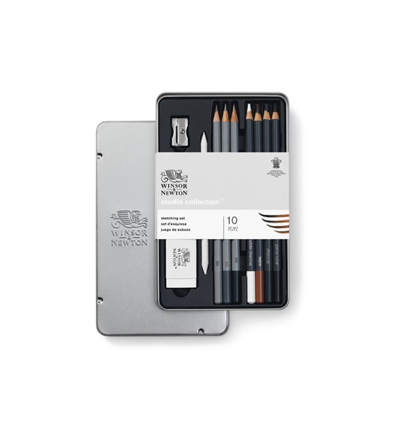 W&N Studio Collection Sketching Pencil 10szt - kpl