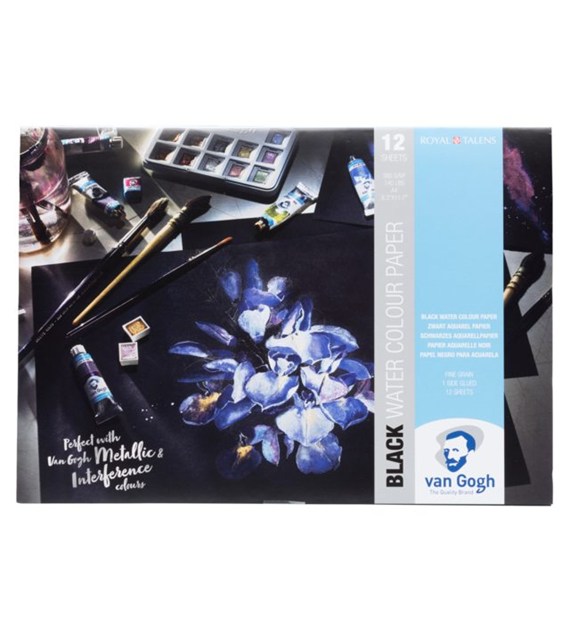 Van Gogh Black Waterco. Paper A3 12ark 360g - blok