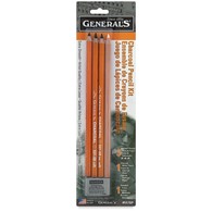 General's Charcoal Pencil Kit - komplet