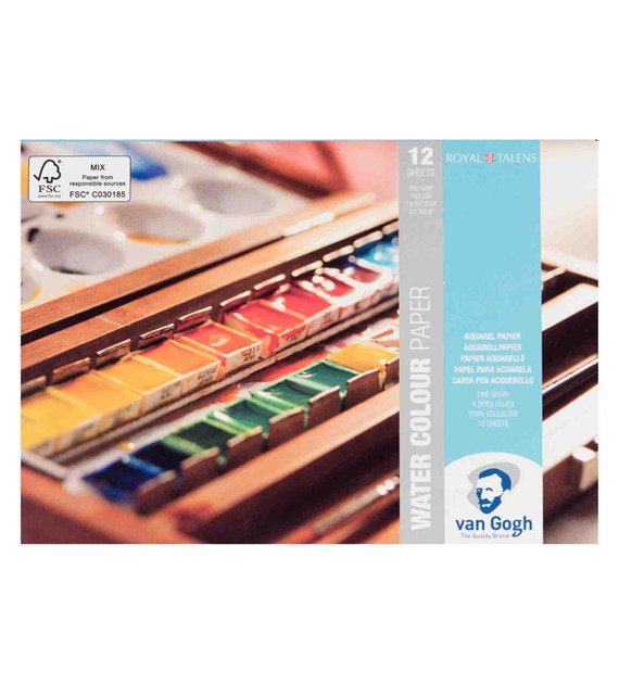 Van Gogh Watercol. Paper CP 10,5x15 300g 12a -blok