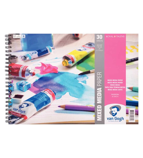 Van Gogh Mix Media Paper A3 300g 30ark -blok