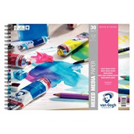Van Gogh Mix Media paper A4 300g 30ark -blok