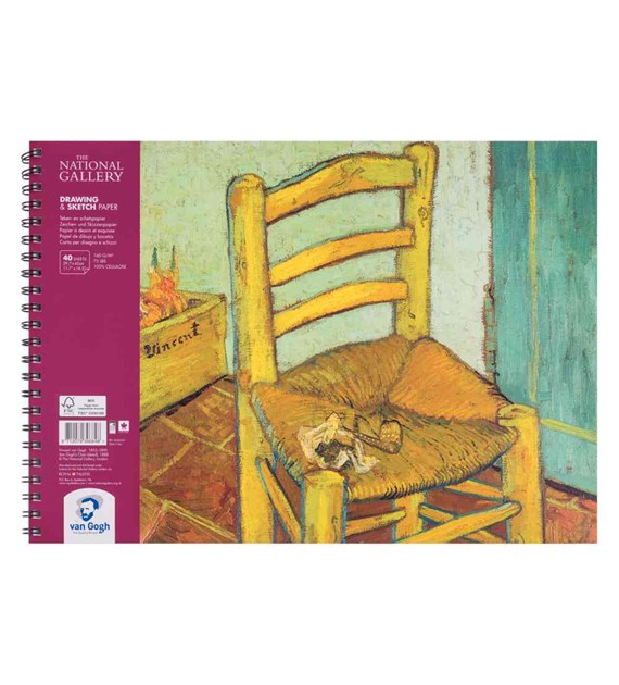 Van Gogh Sketch Paper 30x40 160g 40ark -blok