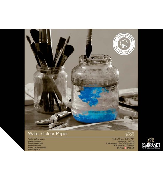 Rembrandt WC Paper CP 13x18 300g 20ark -blok