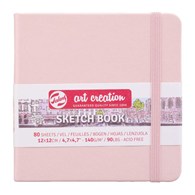 AC Szkicownik PASTEL PINK 12x12 140g.