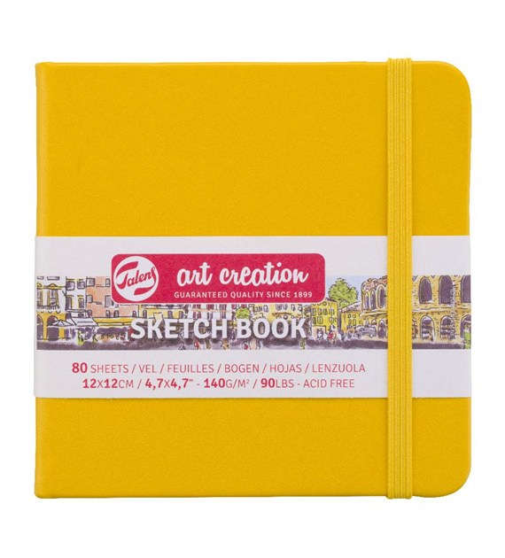 AC Szkicownik GOLDEN YELLOW 12x12 140g.