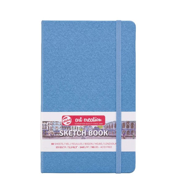 AC Szkicownik LAKE BLUE 13x21 140g.
