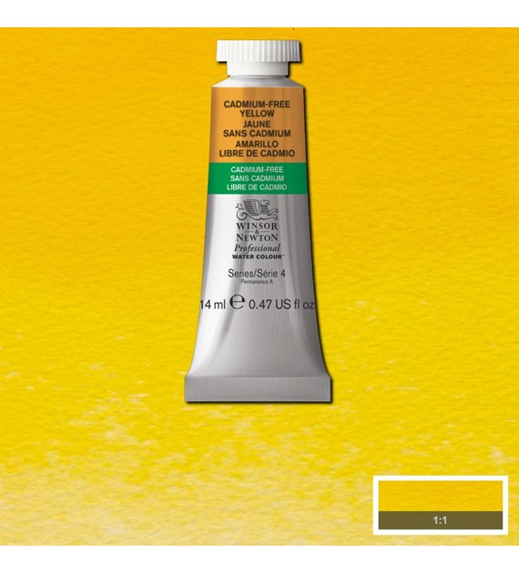 AWC 14ML CAD-FR YELLOW -Farba akwarelowa w tubie