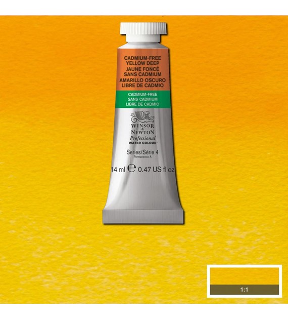 AWC 14ML CAD-FR YELL DP -Farba akwarelowa w tubie