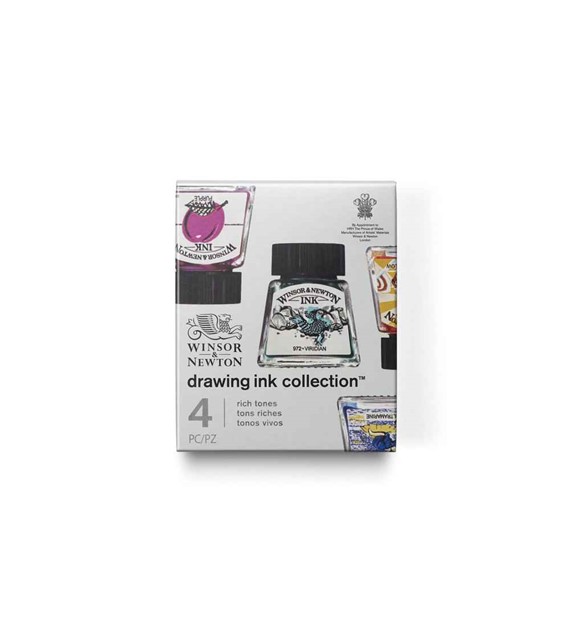 WN Drawing Ink Set Rich Tones 4szt -komplet