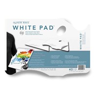 White Pad disposable palette Hand Held Model