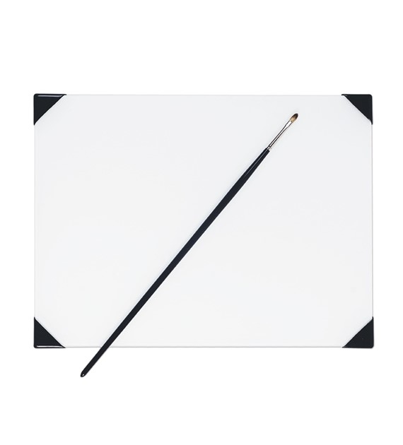 POSH table top palette Glass White 23x30