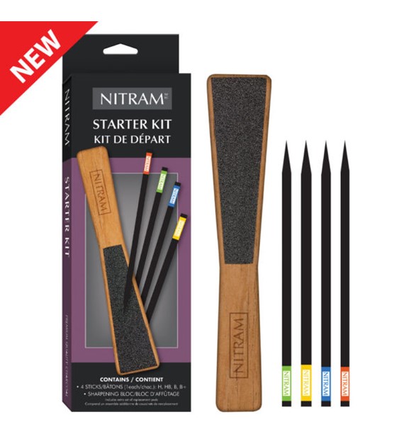 NITRAM Starter kit - węgiel rysunkowy zestaw