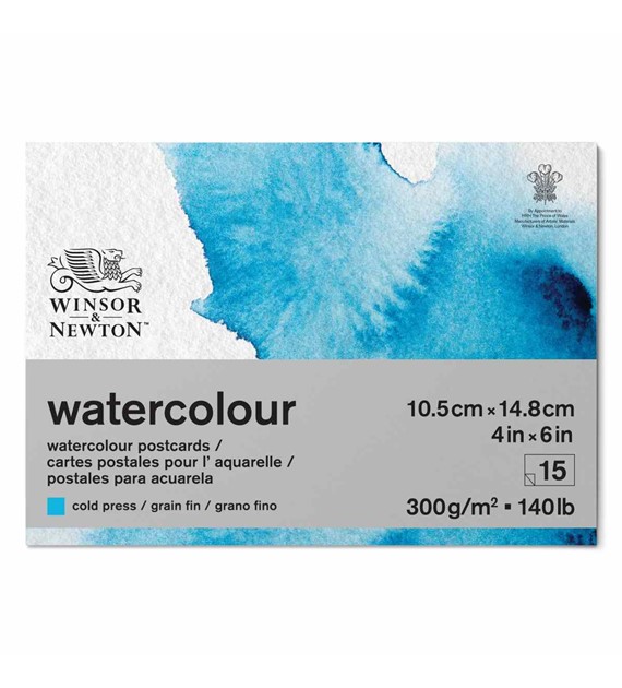 WN WC PAD CP 25% Cotton 300g A6 Postcard 15a- blok