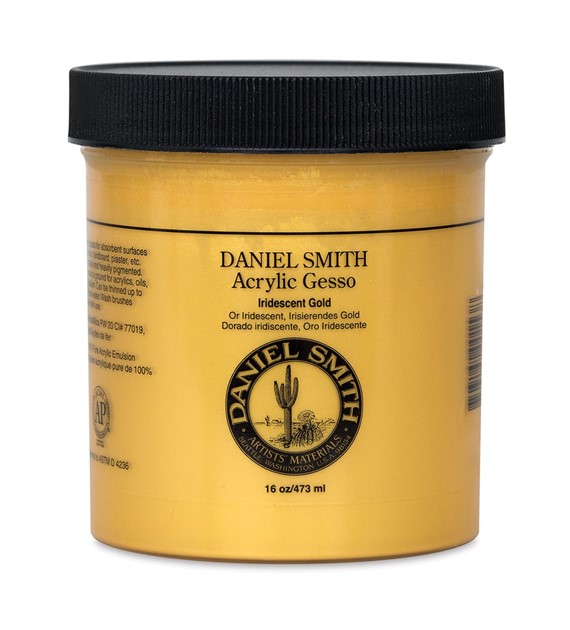 DS Irid. Gold Acrylic Gesso 473ml