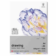 WN Drawing Pad Smooth A4 220g 25ark - blok
