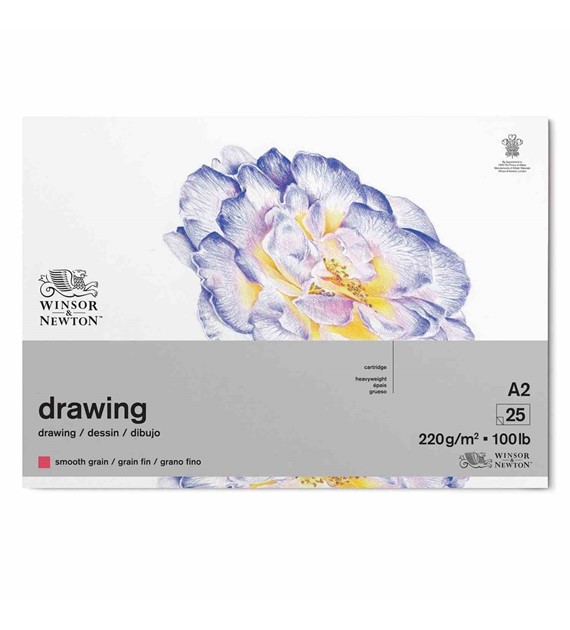WN Drawing Pad Smooth A2 220g 25ark - blok