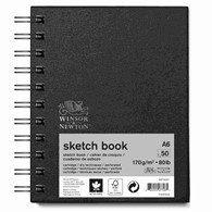 WN Sketch Book A6 170g 50ark - szkic.książk.spiral