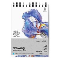 WN Drawing Pad Medium A5 150g 25ark - blok